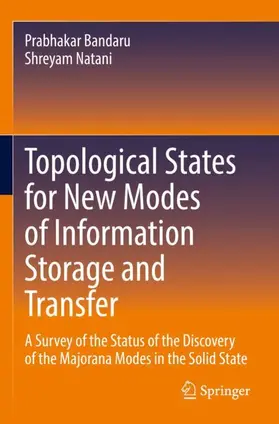 Natani / Bandaru |  Topological States for New Modes of Information Storage and Transfer | Buch |  Sack Fachmedien