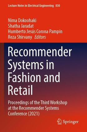 Dokoohaki / Shirvany / Jaradat |  Recommender Systems in Fashion and Retail | Buch |  Sack Fachmedien