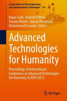 Saidi / El Bhiri / Essaaidi |  Advanced Technologies for Humanity | Buch |  Sack Fachmedien