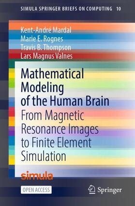 Mardal / Valnes / Rognes |  Mathematical Modeling of the Human Brain | Buch |  Sack Fachmedien
