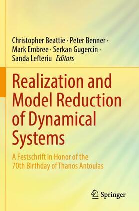Beattie / Benner / Lefteriu |  Realization and Model Reduction of Dynamical Systems | Buch |  Sack Fachmedien