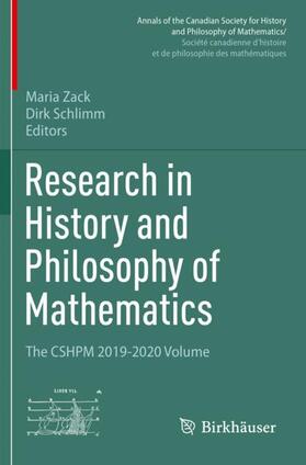 Schlimm / Zack |  Research in History and Philosophy of Mathematics | Buch |  Sack Fachmedien