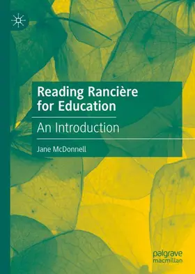 McDonnell |  Reading Rancière for Education | Buch |  Sack Fachmedien