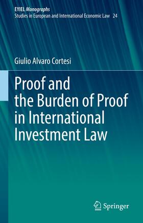 Cortesi | Proof and the Burden of Proof in International Investment Law | E-Book | sack.de