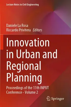 Privitera / La Rosa |  Innovation in Urban and Regional Planning | Buch |  Sack Fachmedien