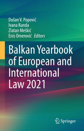 Popovic / Kunda / Meškic |  Balkan Yearbook of European and International Law 2021 | eBook | Sack Fachmedien