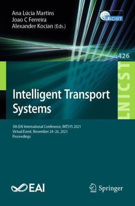 Martins / Kocian / Ferreira |  Intelligent Transport Systems | Buch |  Sack Fachmedien