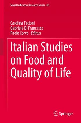 Facioni / Corvo / Di Francesco |  Italian Studies on Food and Quality of Life | Buch |  Sack Fachmedien