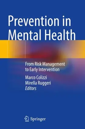 Ruggeri / Colizzi |  Prevention in Mental Health | Buch |  Sack Fachmedien