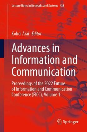 Arai |  Advances in Information and Communication | Buch |  Sack Fachmedien