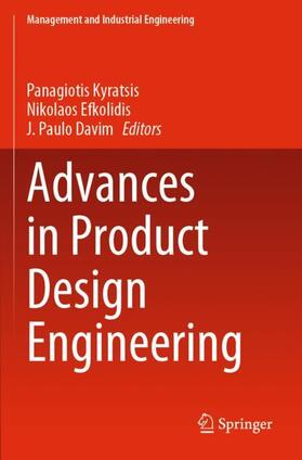 Kyratsis / Davim / Efkolidis | Advances in Product Design Engineering | Buch | 978-3-030-98126-6 | sack.de
