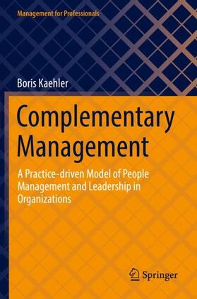 Kaehler | Complementary Management | Buch | 978-3-030-98165-5 | sack.de