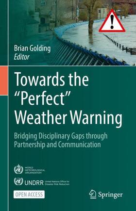 Golding |  Towards the ¿Perfect¿ Weather Warning | Buch |  Sack Fachmedien