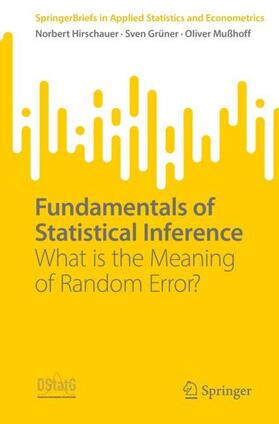 Hirschauer / Mußhoff / Grüner |  Fundamentals of Statistical Inference | Buch |  Sack Fachmedien