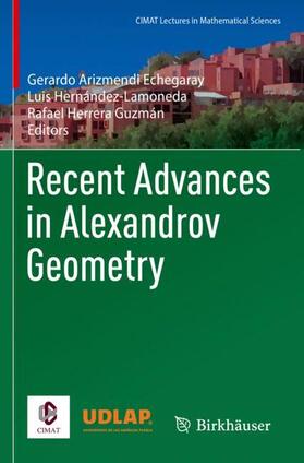 Arizmendi Echegaray / Herrera Guzmán / Hernández-Lamoneda |  Recent Advances in Alexandrov Geometry | Buch |  Sack Fachmedien