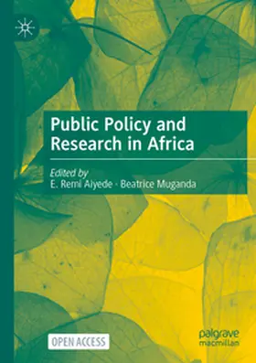Muganda / Aiyede |  Public Policy and Research in Africa | Buch |  Sack Fachmedien