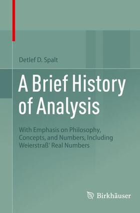 Spalt |  A Brief History of Analysis | Buch |  Sack Fachmedien