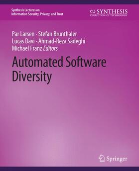 Larsen / Brunthaler / Franz |  Automated Software Diversity | Buch |  Sack Fachmedien