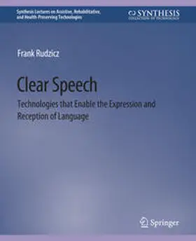 Rudzicz |  Clear Speech | eBook | Sack Fachmedien