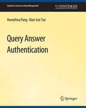 Pang / Tan |  Query Answer Authentication | eBook | Sack Fachmedien