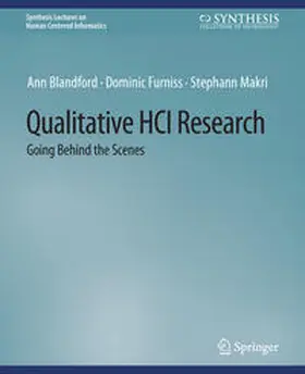 Blandford / Furniss / Makri |  Qualitative HCI Research | eBook | Sack Fachmedien