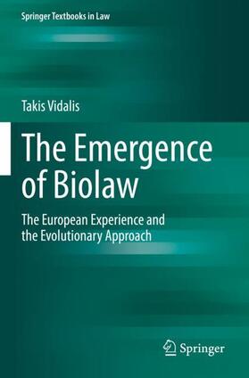 Vidalis |  The Emergence of Biolaw | Buch |  Sack Fachmedien