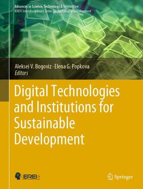 Bogoviz / Popkova |  Digital Technologies and Institutions for Sustainable Development | eBook | Sack Fachmedien