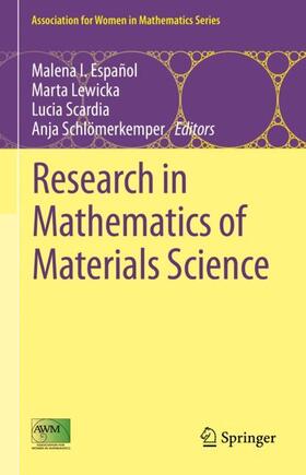 Español / Schlömerkemper / Lewicka |  Research in Mathematics of Materials Science | Buch |  Sack Fachmedien