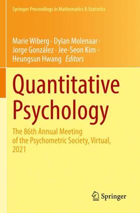 Wiberg / Molenaar / Hwang |  Quantitative Psychology | Buch |  Sack Fachmedien
