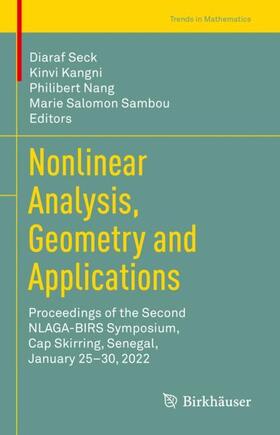 Seck / Salomon Sambou / Kangni |  Nonlinear Analysis, Geometry and Applications | Buch |  Sack Fachmedien