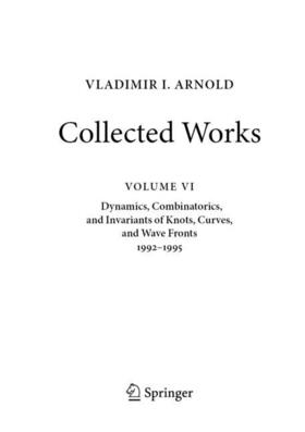 Arnold / Givental / Khesin |  VLADIMIR I. ARNOLD—Collected Works | Buch |  Sack Fachmedien