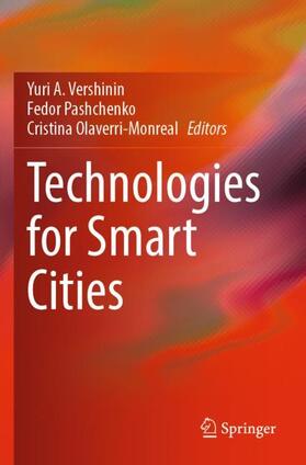 Vershinin / Olaverri-Monreal / Pashchenko |  Technologies for Smart Cities | Buch |  Sack Fachmedien