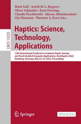 Seifi / Kappers / Schneider |  Haptics: Science, Technology, Applications | Buch |  Sack Fachmedien