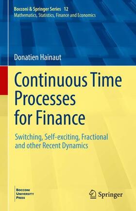 Hainaut |  Continuous Time Processes for Finance | Buch |  Sack Fachmedien