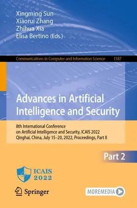 Sun / Bertino / Zhang |  Advances in Artificial Intelligence and Security | Buch |  Sack Fachmedien