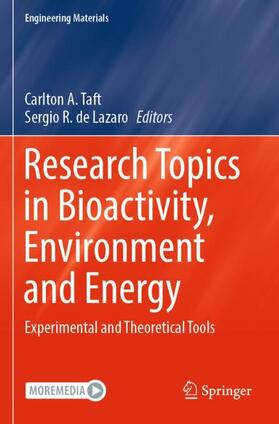 de Lazaro / Taft |  Research Topics in Bioactivity, Environment and Energy | Buch |  Sack Fachmedien