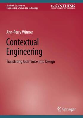 Witmer |  Contextual Engineering | Buch |  Sack Fachmedien