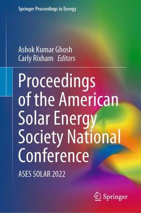 Rixham / Ghosh |  Proceedings of the American Solar Energy Society National Conference | Buch |  Sack Fachmedien