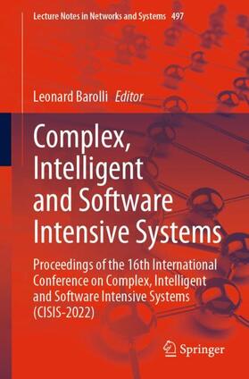 Barolli |  Complex, Intelligent and Software Intensive Systems | Buch |  Sack Fachmedien