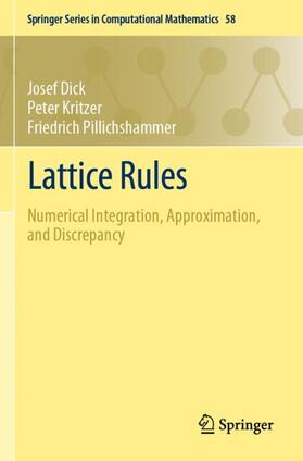 Dick / Pillichshammer / Kritzer |  Lattice Rules | Buch |  Sack Fachmedien