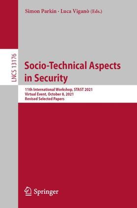 Viganò / Parkin |  Socio-Technical Aspects in Security | Buch |  Sack Fachmedien