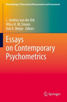 van der Ark / Meijer / Emons |  Essays on Contemporary Psychometrics | Buch |  Sack Fachmedien