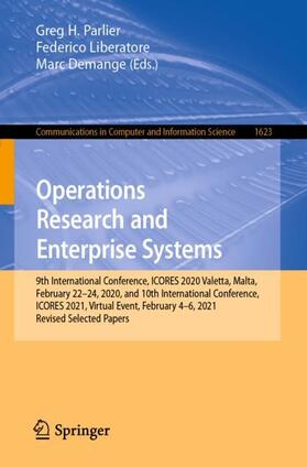 Parlier / Demange / Liberatore |  Operations Research and Enterprise Systems | Buch |  Sack Fachmedien