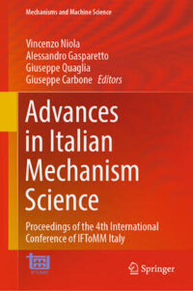 Niola / Gasparetto / Quaglia |  Advances in Italian Mechanism Science | eBook | Sack Fachmedien