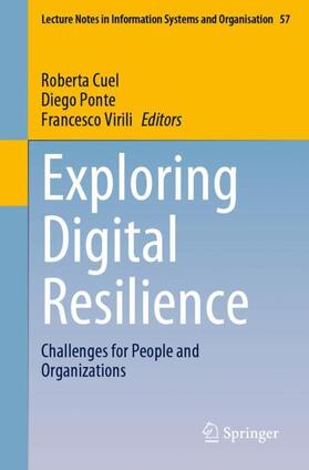 Cuel / Virili / Ponte |  Exploring Digital Resilience | Buch |  Sack Fachmedien