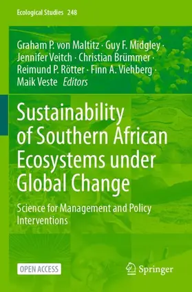 von Maltitz / Midgley / Veitch |  Sustainability of Southern African Ecosystems under Global Change | Buch |  Sack Fachmedien