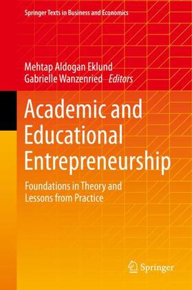 Wanzenried / Aldogan Eklund |  Academic and Educational Entrepreneurship | Buch |  Sack Fachmedien