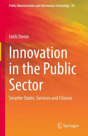 Demir |  Innovation in the Public Sector | Buch |  Sack Fachmedien