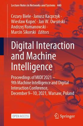 Biele / Kacprzyk / Sikorski |  Digital Interaction and Machine Intelligence | Buch |  Sack Fachmedien
