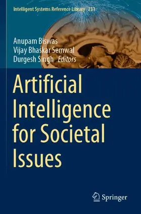 Biswas / Singh / Semwal |  Artificial Intelligence for Societal Issues | Buch |  Sack Fachmedien